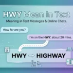 HWY Mean in Text