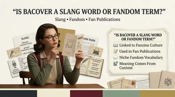 Is Bacover a Slang Word or Fandom Term?