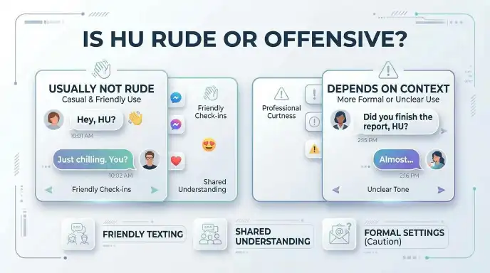 Is HU Rude or Offensive?