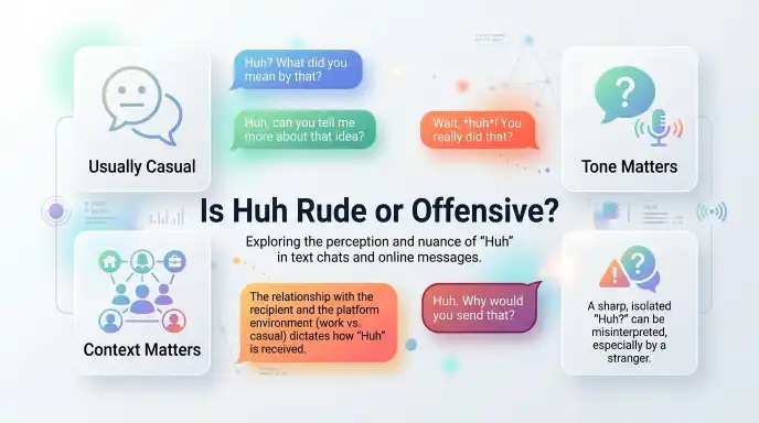 Is Huh Rude or Offensive?