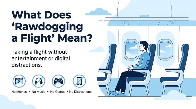 What Does “Rawdogging a Flight” Mean?