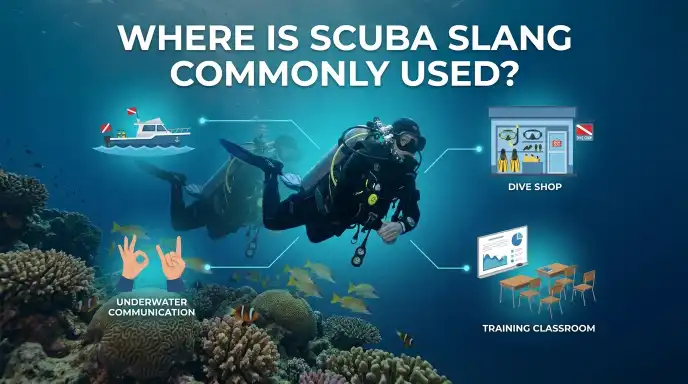 Where Is Scuba Slang Commonly Used?
