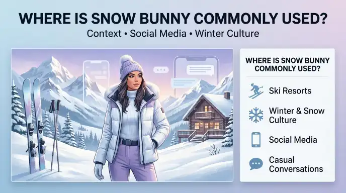 Where Is Snow Bunny Commonly Used?
