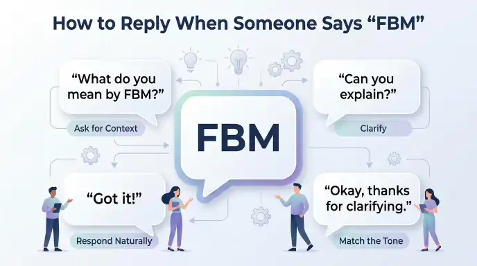 How to Reply When Someone Says “FBM”