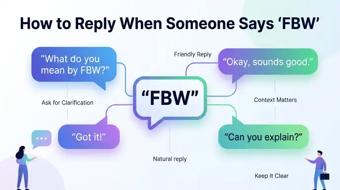 How to Reply When Someone Says “FBW”