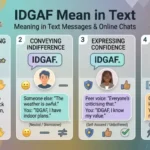 IDGAF Mean in Text