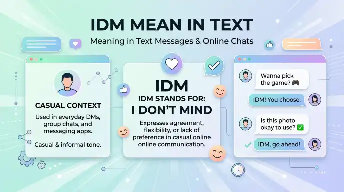 IDM Mean in Text