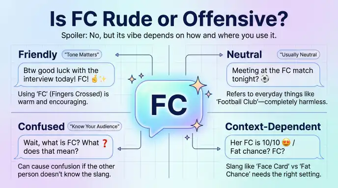 Is FC Rude or Offensive?