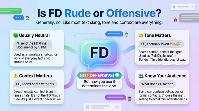 Is FD Rude or Offensive?