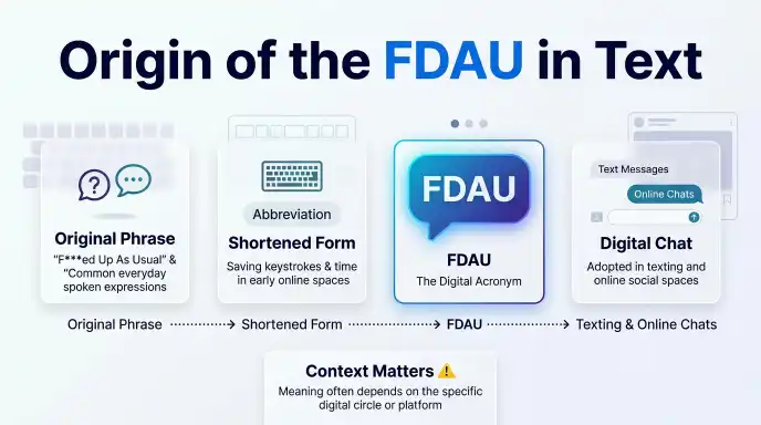 Origin of the FDAU in Text