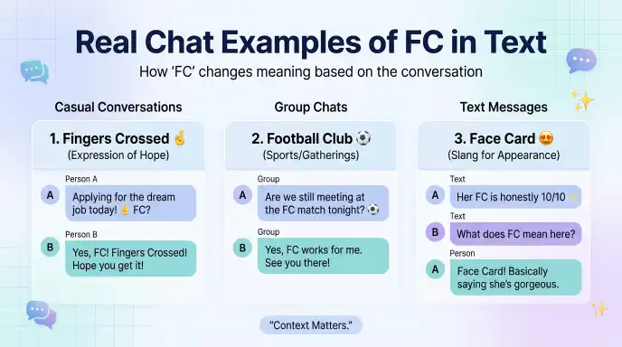 Real Chat Examples of  fc in text