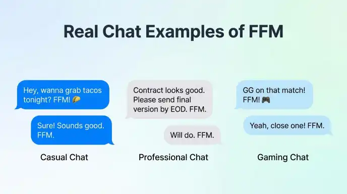 Real Chat Examples of FFM
