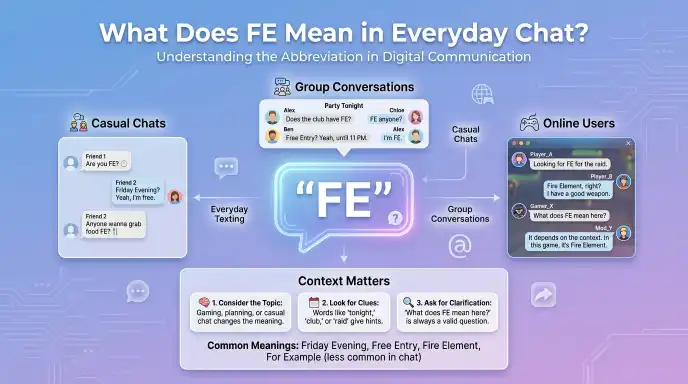What Does FE Mean in Everyday Chat?