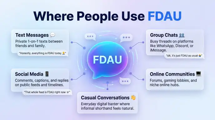 Where People Use FDAU
