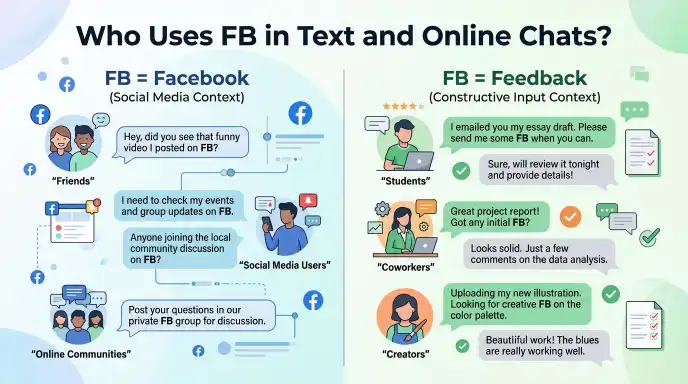 Who Uses FB in Text and Online Chats?