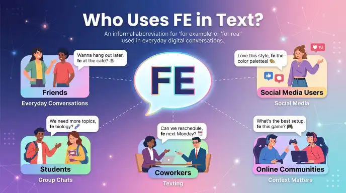 Who Uses FE in Text?