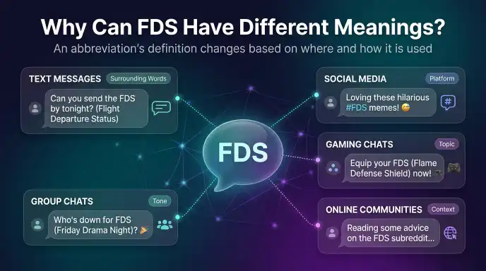 Why Can FDS Have Different Meanings?