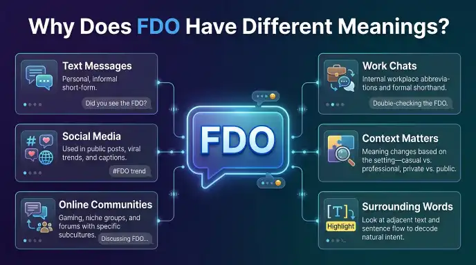 Why Does FDO Have Different Meanings?